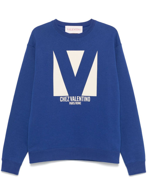 Valentino Valentino Chez Valentino Print Sweatshirt