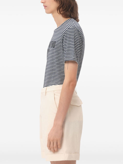 Valentino Valentino Chez Valentino striped jersey T-shirt