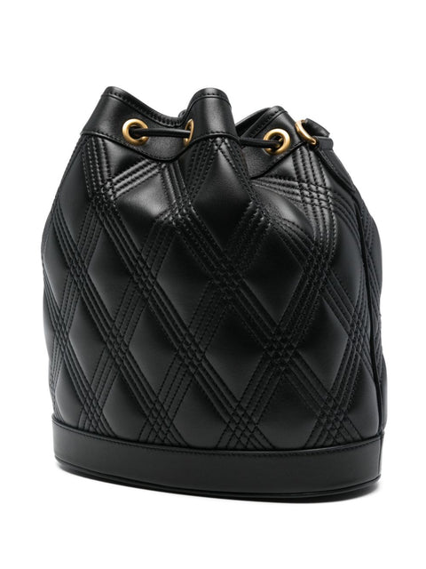 Valentino Garavani Valentino Garavani Quiltie 67 leather bucket bag