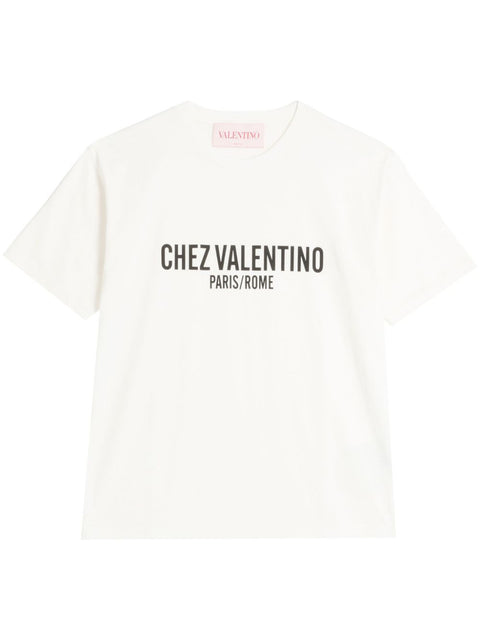 Valentino Valentino Chez Valentino-Print T-shirt
