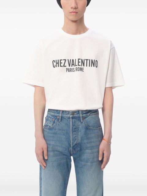 Valentino Valentino Chez Valentino-Print T-shirt