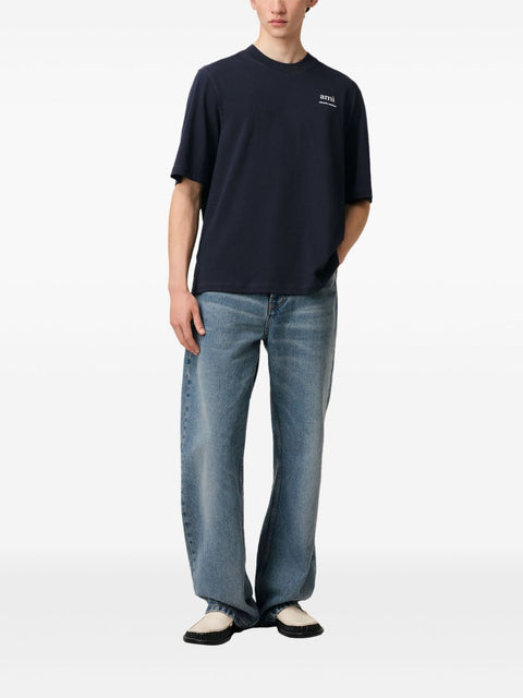 Ami Paris Ami Paris T-shirts and Polos Blue