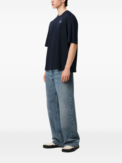 Ami Paris Ami Paris T-shirts and Polos Blue