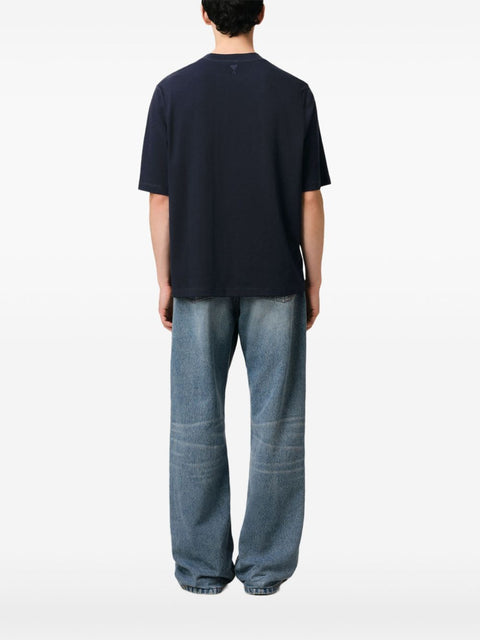 Ami Paris Ami Paris T-shirts and Polos Blue