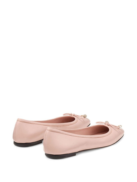 Jimmy Choo Jimmy Choo Elme Flat with Pearl embellishment