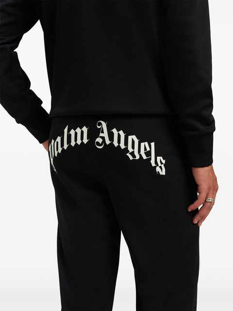 Palm Angels Palm Angels curved logo track pants