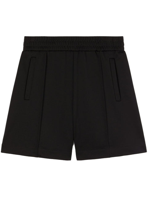 Palm Angels Palm Angels curved logo track shorts
