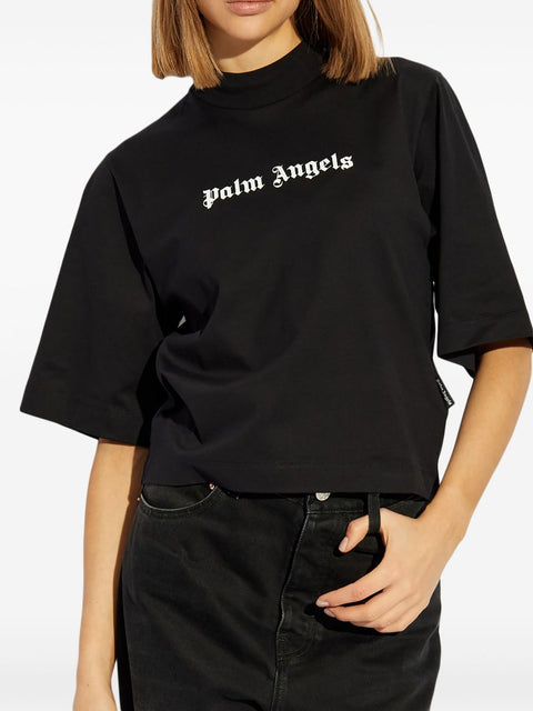 Palm Angels Palm Angels crop T-shirt with logo