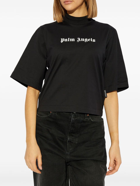 Palm Angels Palm Angels crop T-shirt with logo