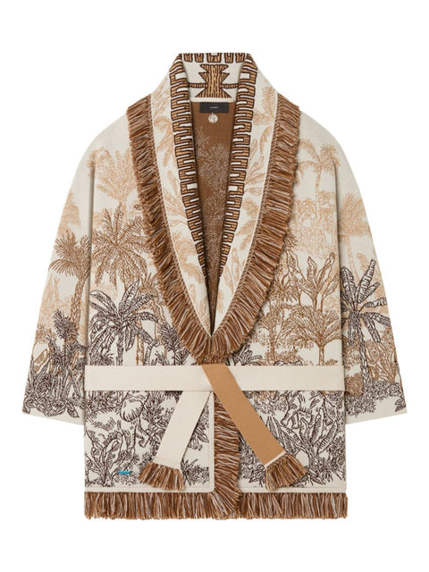 Alanui Alanui Jungle Toile De Jouy Cardigan