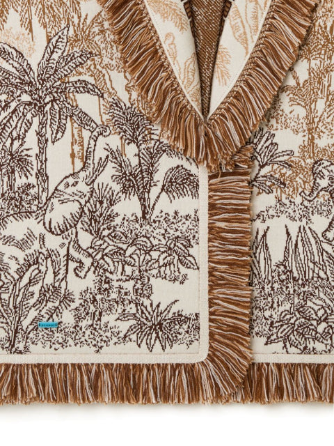 Alanui Alanui Jungle Toile De Jouy Cardigan