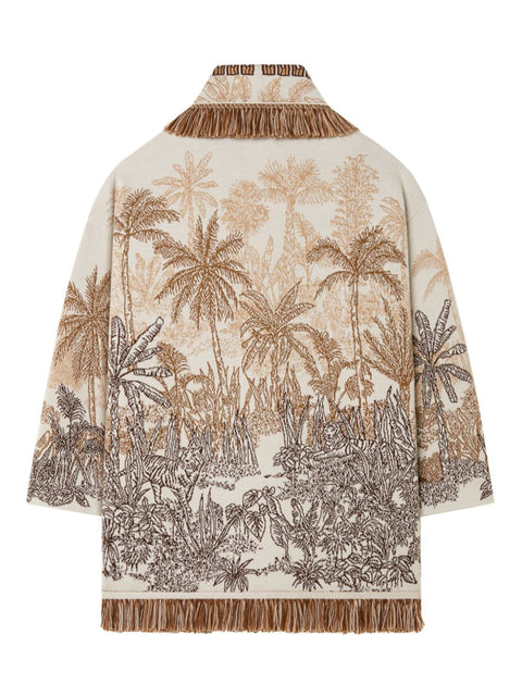 Alanui Alanui Jungle Toile De Jouy Cardigan