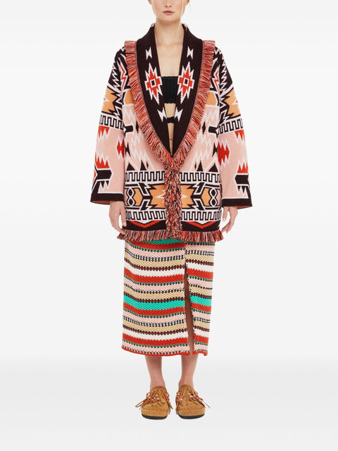 Alanui Alanui Geometric Roots cardigan