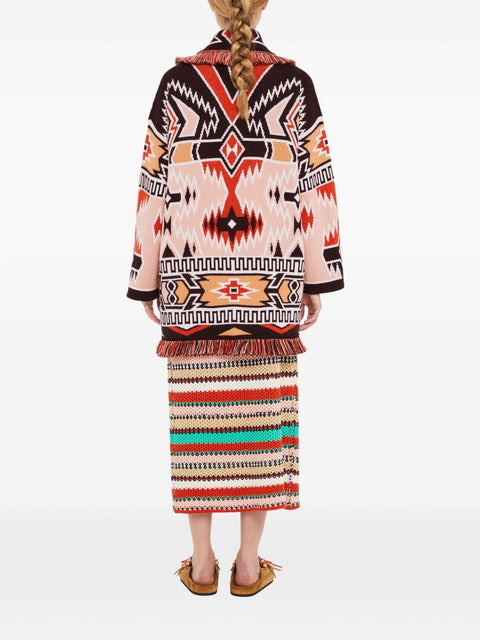 Alanui Alanui Geometric Roots cardigan