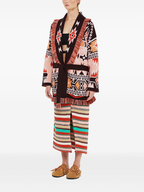 Alanui Alanui Geometric Roots cardigan