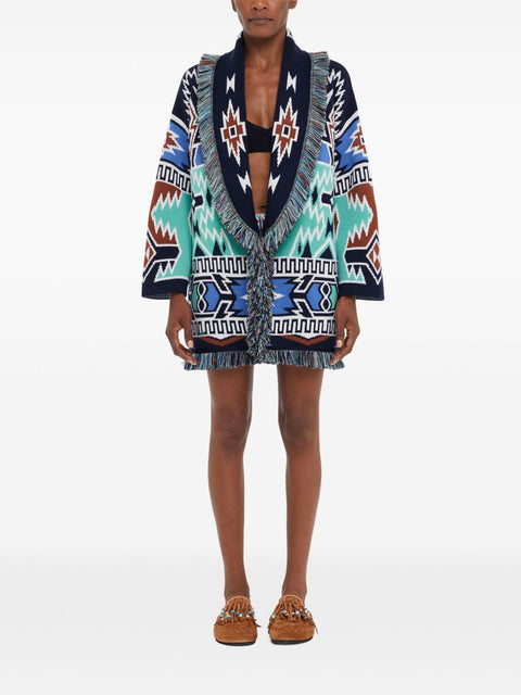 Alanui Alanui Geometric Roots cardigan