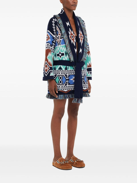 Alanui Alanui Geometric Roots cardigan