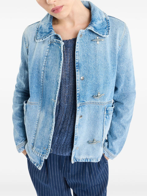 Fay Fay Coats Clear Blue