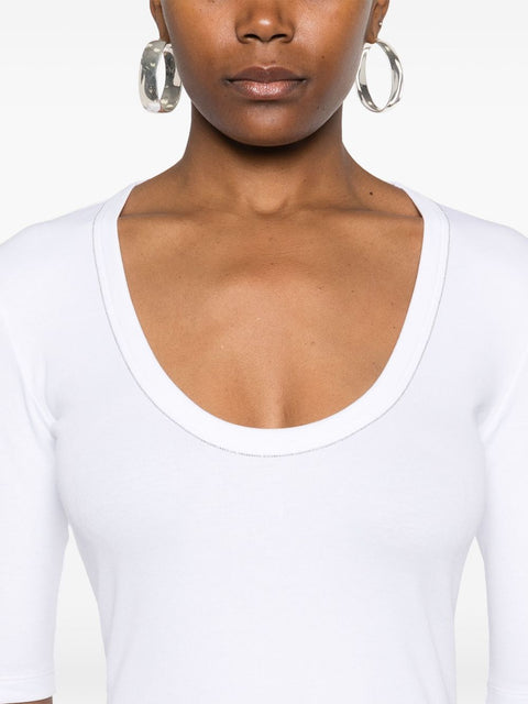 Fabiana Filippi Fabiana Filippi chain detail T-shirt