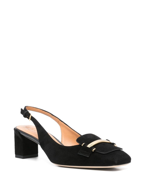 Tod'S Tod's 50mm Suede Pumps with Back Strap