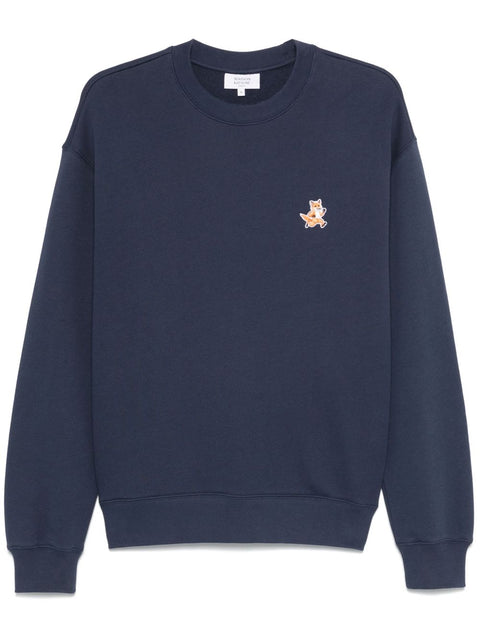 Maison Kitsune Maison Kitsune fox-motif cotton sweatshirt