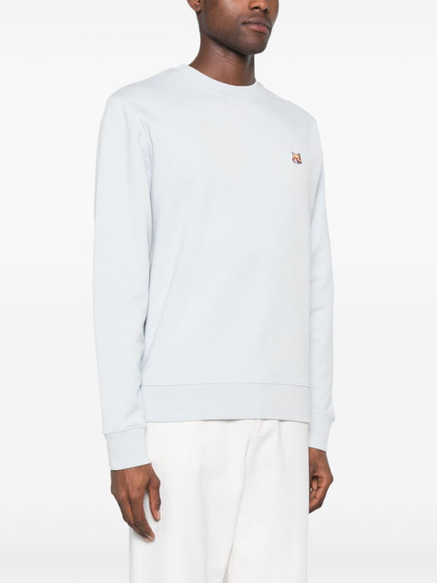 Maison Kitsune Maison Kitsune fox head-patch sweatshirt