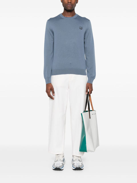 Maison Kitsune Maison Kitsune Bold Fox Head Applique Sweater