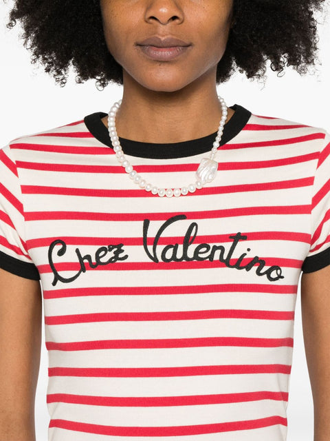 Valentino Valentino striped T-shirt