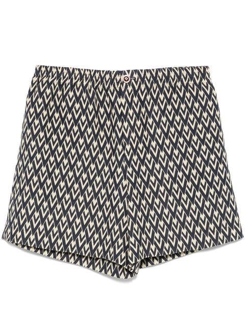 Valentino Valentino Geometric Print Shorts