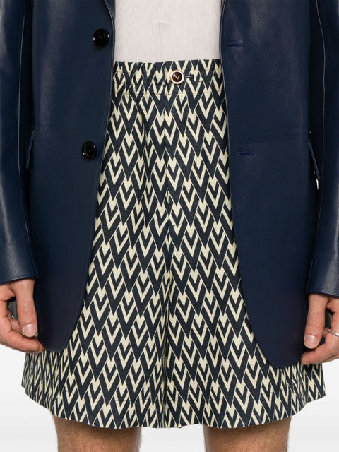 Valentino Valentino Geometric Print Shorts