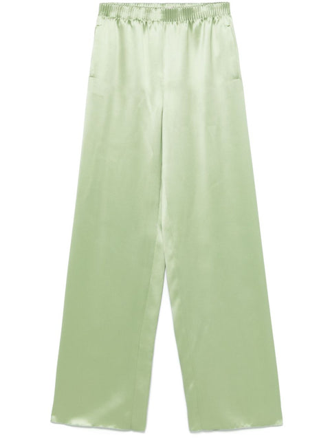 Valentino Valentino wide leg silk trousers