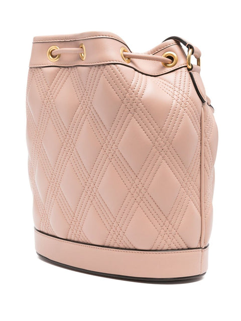 Valentino Garavani Valentino Garavani Quiltie 67 leather bucket bag