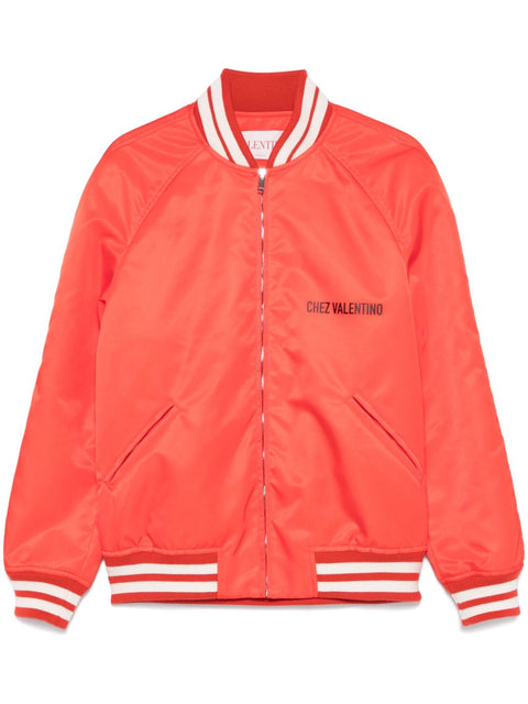Valentino Valentino chez Valentino-print bomber jacket