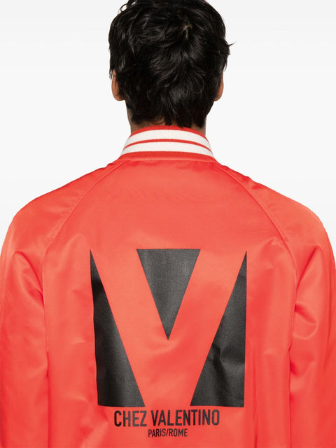 Valentino Valentino chez Valentino-print bomber jacket