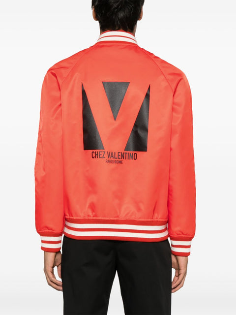Valentino Valentino chez Valentino-print bomber jacket