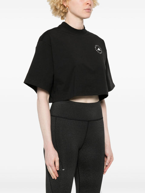 Adidas By Stella McCartney Adidas By Stella McCartney Planet Sport Cropped T-Shirt