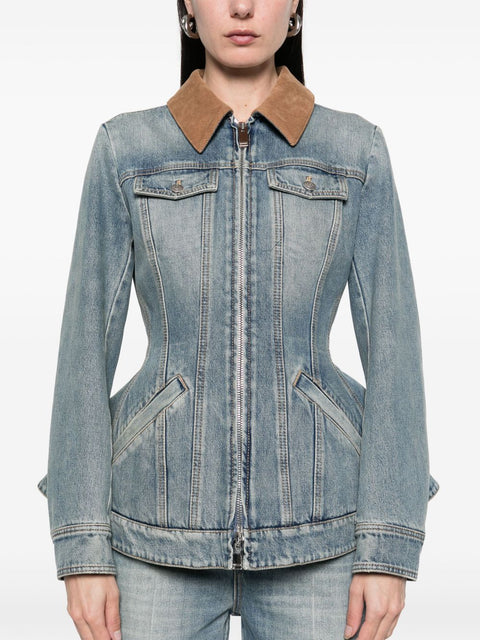 Alexander Mcqueen Alexander McQueen Coats Clear Blue