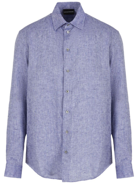 Emporio Armani Emporio Armani linen shirt