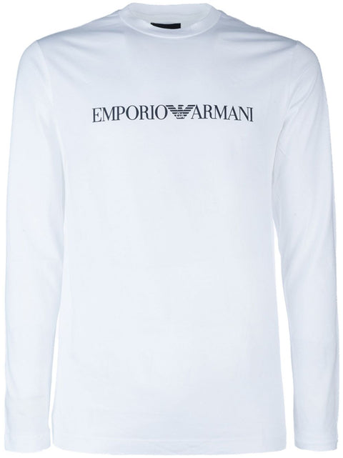 Emporio Armani Emporio Armani logo print cotton T-shirt