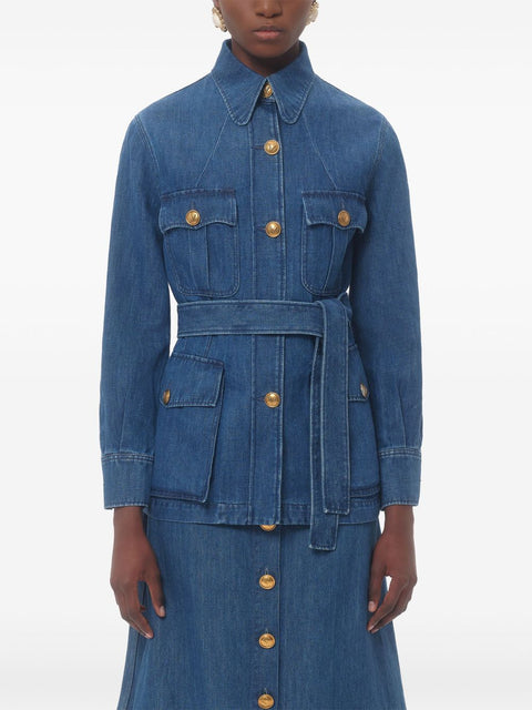 Valentino Valentino Sahariana denim jacket