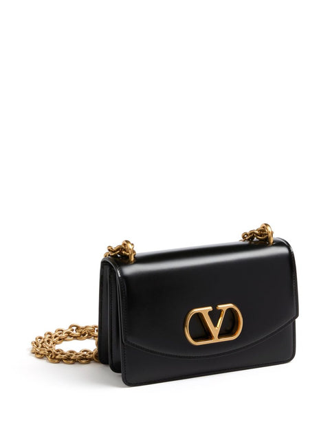 Valentino Garavani Valentino Garavani Vain Small Shoulder Bag In Shiny Calfskin