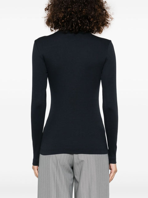 Fabiana Filippi Fabiana Filippi Black Filo Diamante-Detail T-Shirt