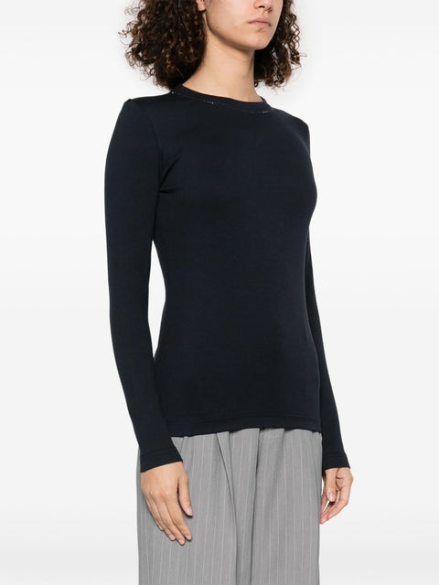 Fabiana Filippi Fabiana Filippi Black Filo Diamante-Detail T-Shirt