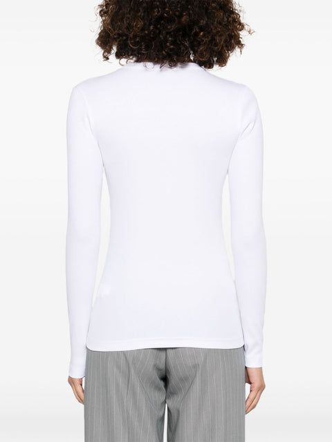 Fabiana Filippi Fabiana Filippi T-shirt With Diamond Thread Detail