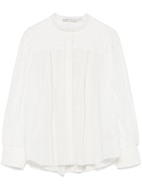 Alice + Olivia Alice + Olivia Cora Cotton Blouse