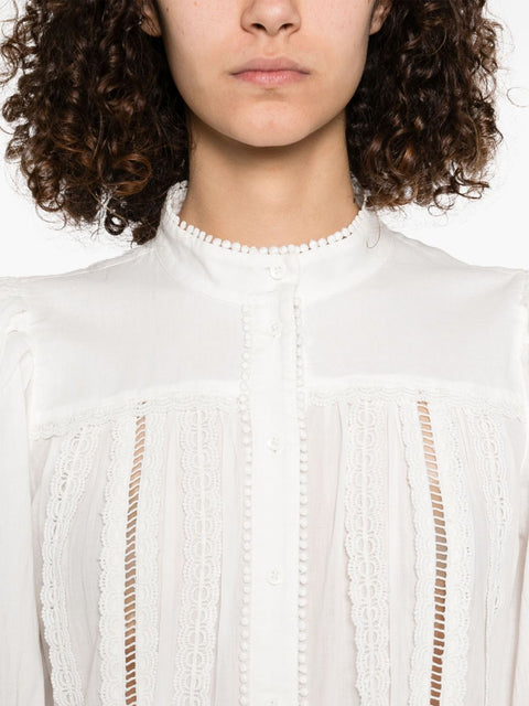 Alice + Olivia Alice + Olivia Cora Cotton Blouse