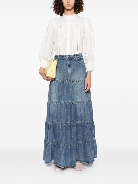 Alice + Olivia Alice + Olivia Cora Cotton Blouse