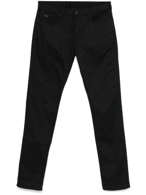 Emporio Armani Emporio Armani Slim jeans with logo plaque