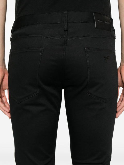 Emporio Armani Emporio Armani Slim jeans with logo plaque