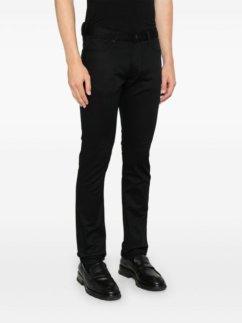 Emporio Armani Emporio Armani Slim jeans with logo plaque